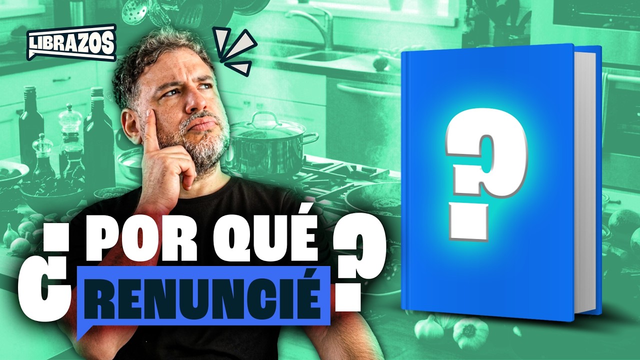 ESTE LIBRO ME HIZO RENUNCIAR AL GRAN CHEF | LIBRAZOS 01