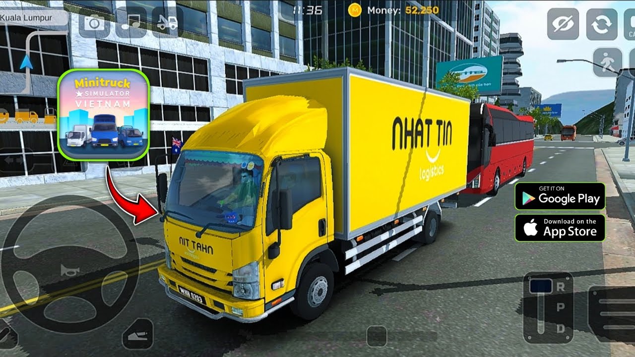 Minitruck Simulation Vietnam - Mineral Water Transporter Truck - Truck Game Android Gameplay