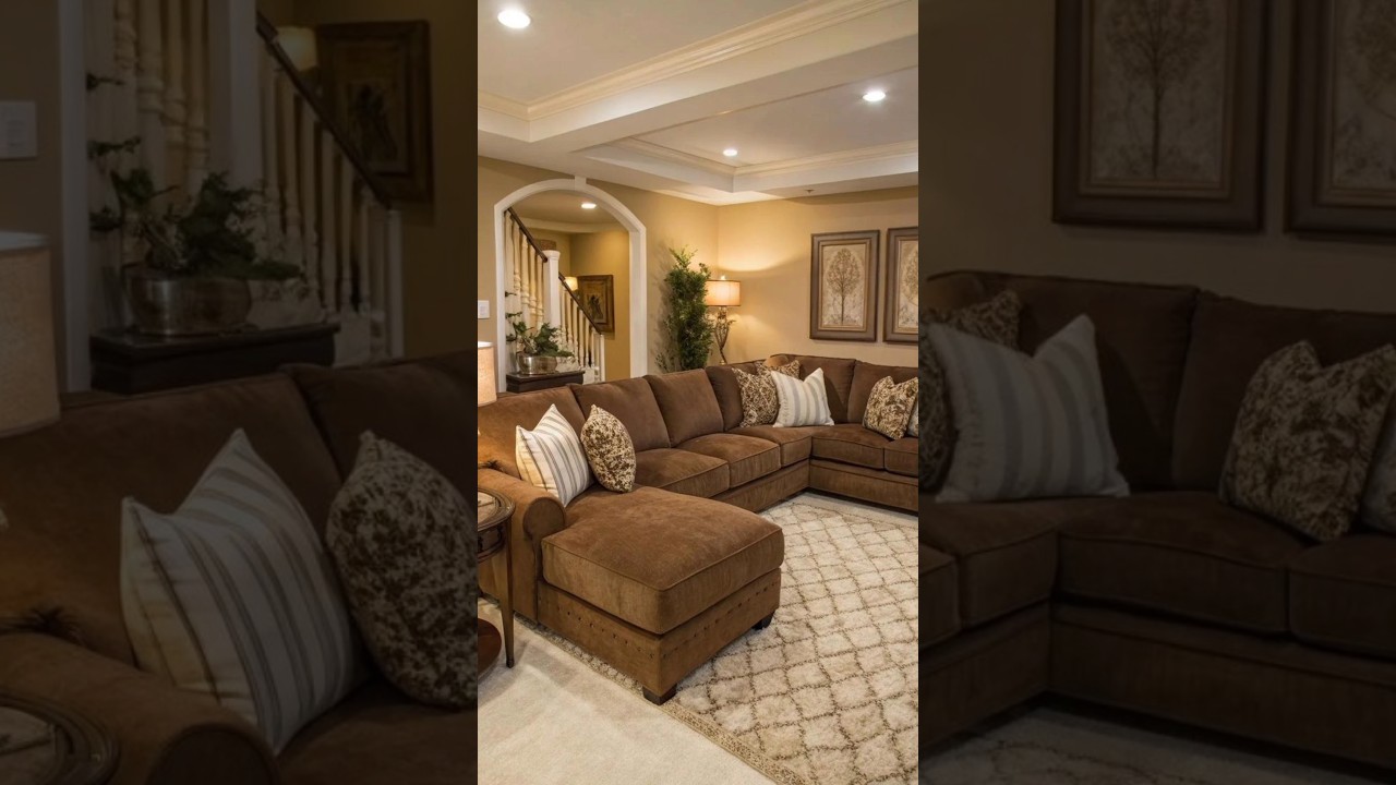 Modern Brown Sofa Designs 2025 💙 | Trending L Shape Sofas for Your Dream Home😱 