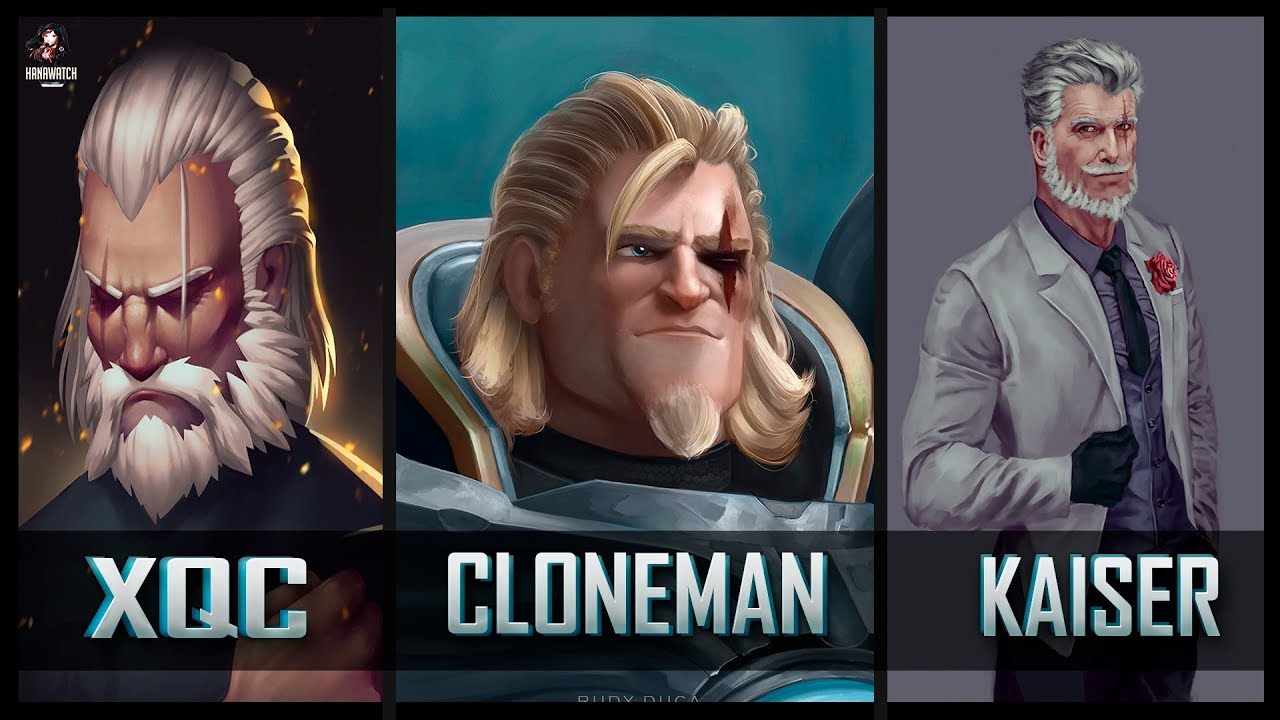 Cloneman16 vs XQC vs Kaiser - Gods of Reinhardt 😱 | Overwatch Moments