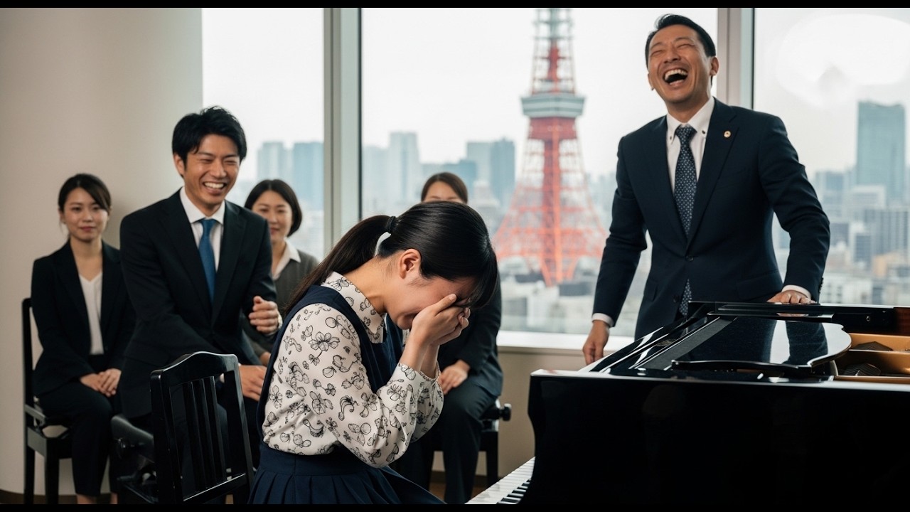 「中卒のゴミw」上司に嘲笑された派遣社員→ピアノを弾いた瞬間、会場が凍る