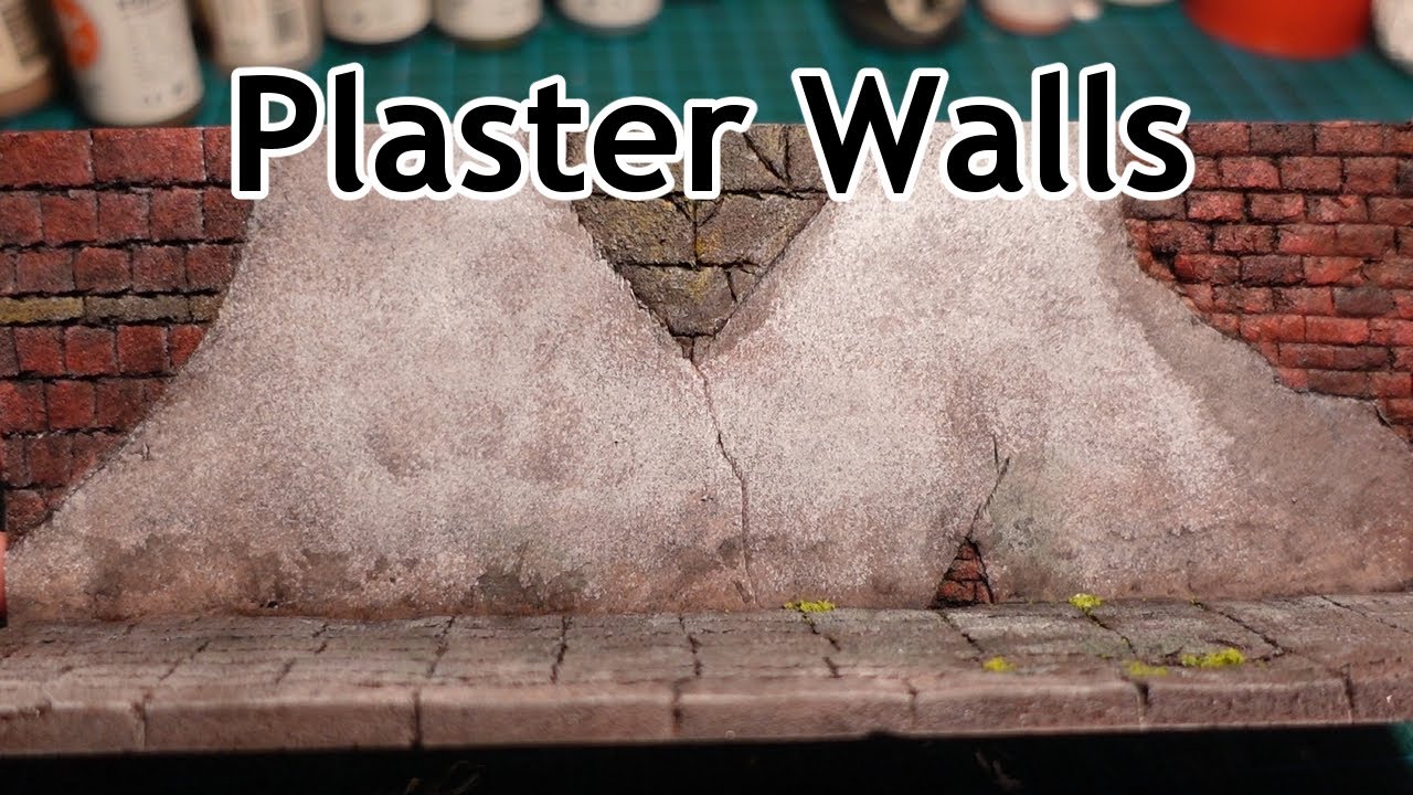 Scale Modelling Brick and Plaster Walls