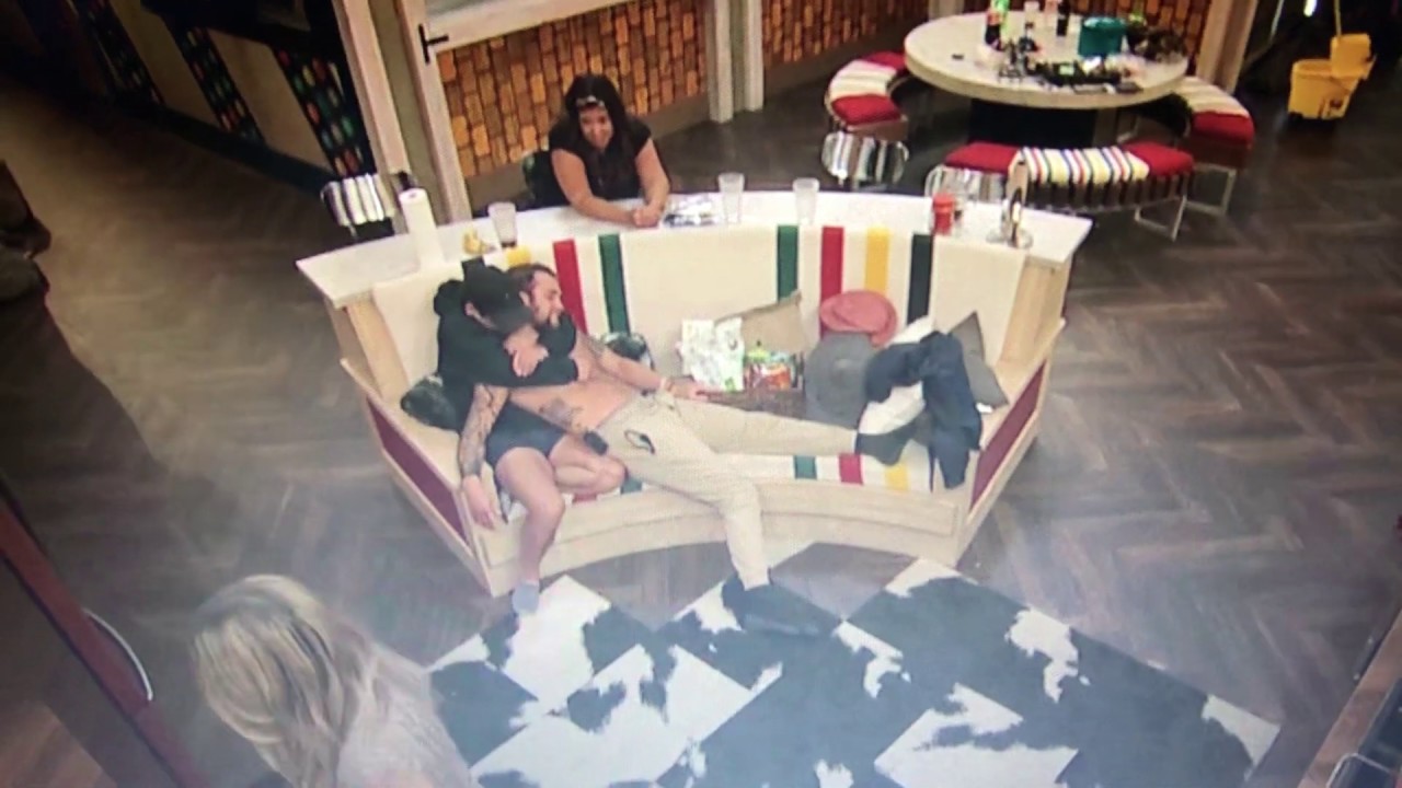 Nick and Tommy cuddle in the Kitchen part 1 BB21 8/28/19