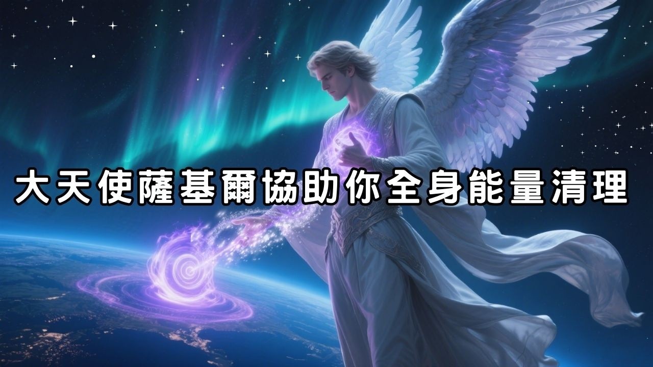一聽就感到全身輕盈｜大天使薩基爾417Hz音樂淨化業力、轉化負能量｜啟動紫色火焰守護｜心光饗宴