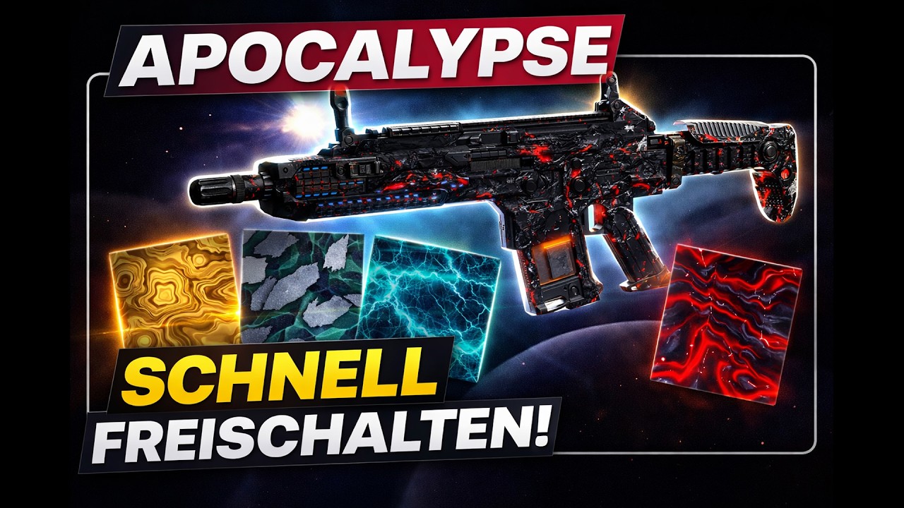 🎮 Warzone Apokalypse Tarnung schnell freischalten | BO7 Tarnungen Guide (Deutsch)