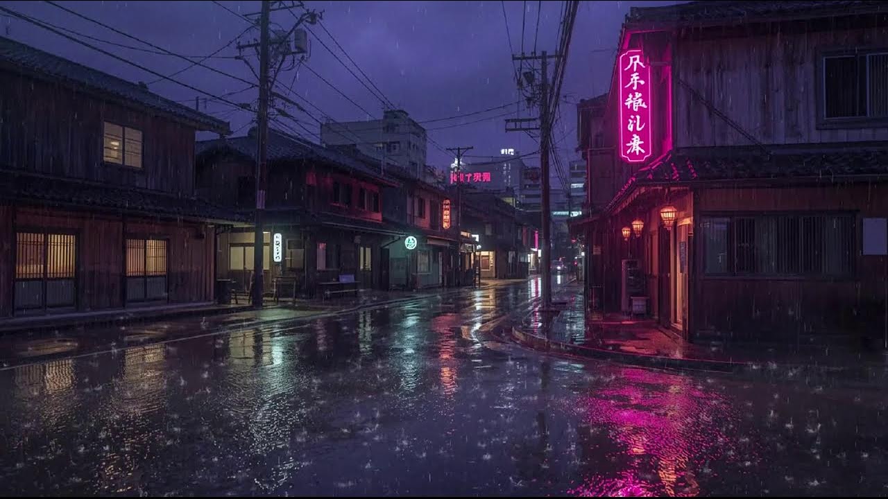 Rainy Night Lofi Mix 🌙 Calm Chillhop Beats to Relax, Study & Sleep #6