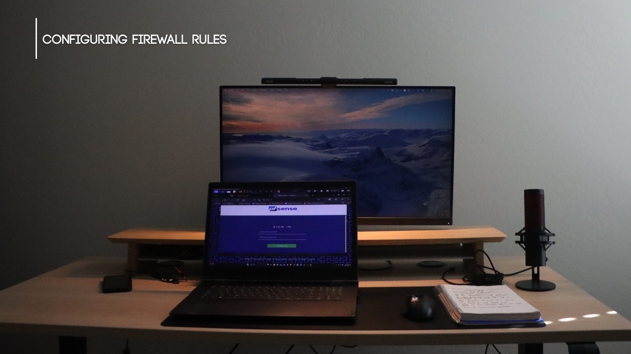 Building a Cybersecurity HomeLab - Configuring the Firewall rules