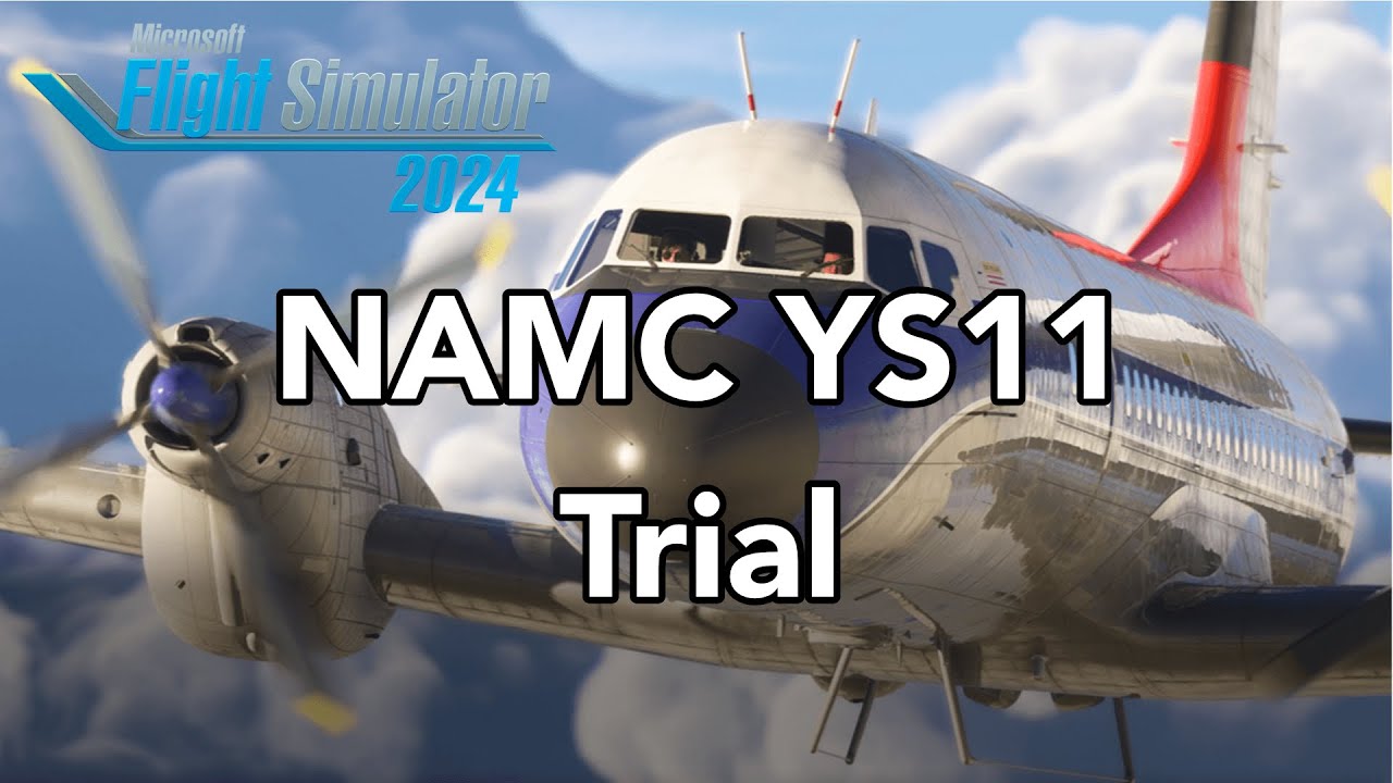 Microsoft Flight Simulator 2024 | NAMC YS11 Trial [PS5 Pro] 