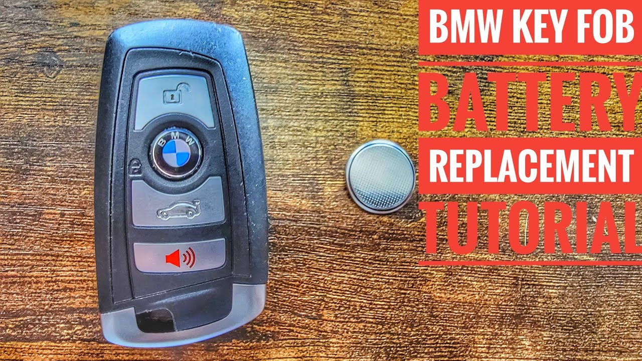 BMW KEY FOB BATTERY REPLACEMENT TUTORIAL