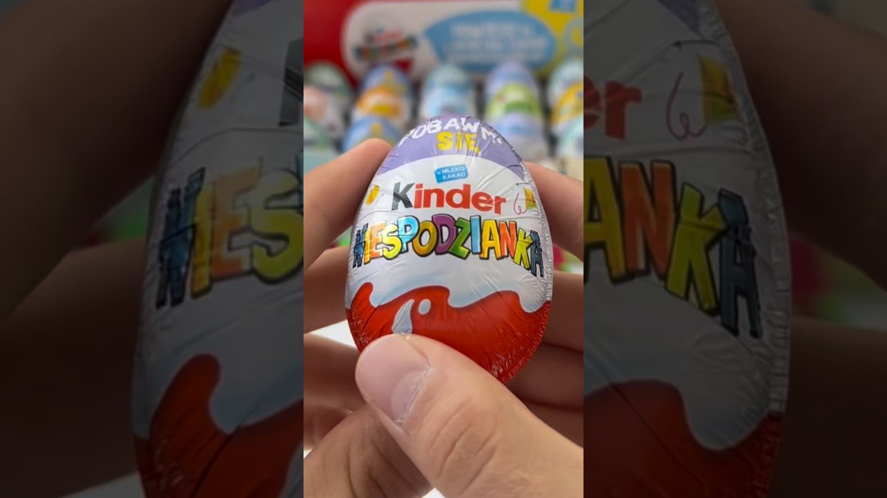ASMR Kinder Surprise Unboxing Chocolate Eggs