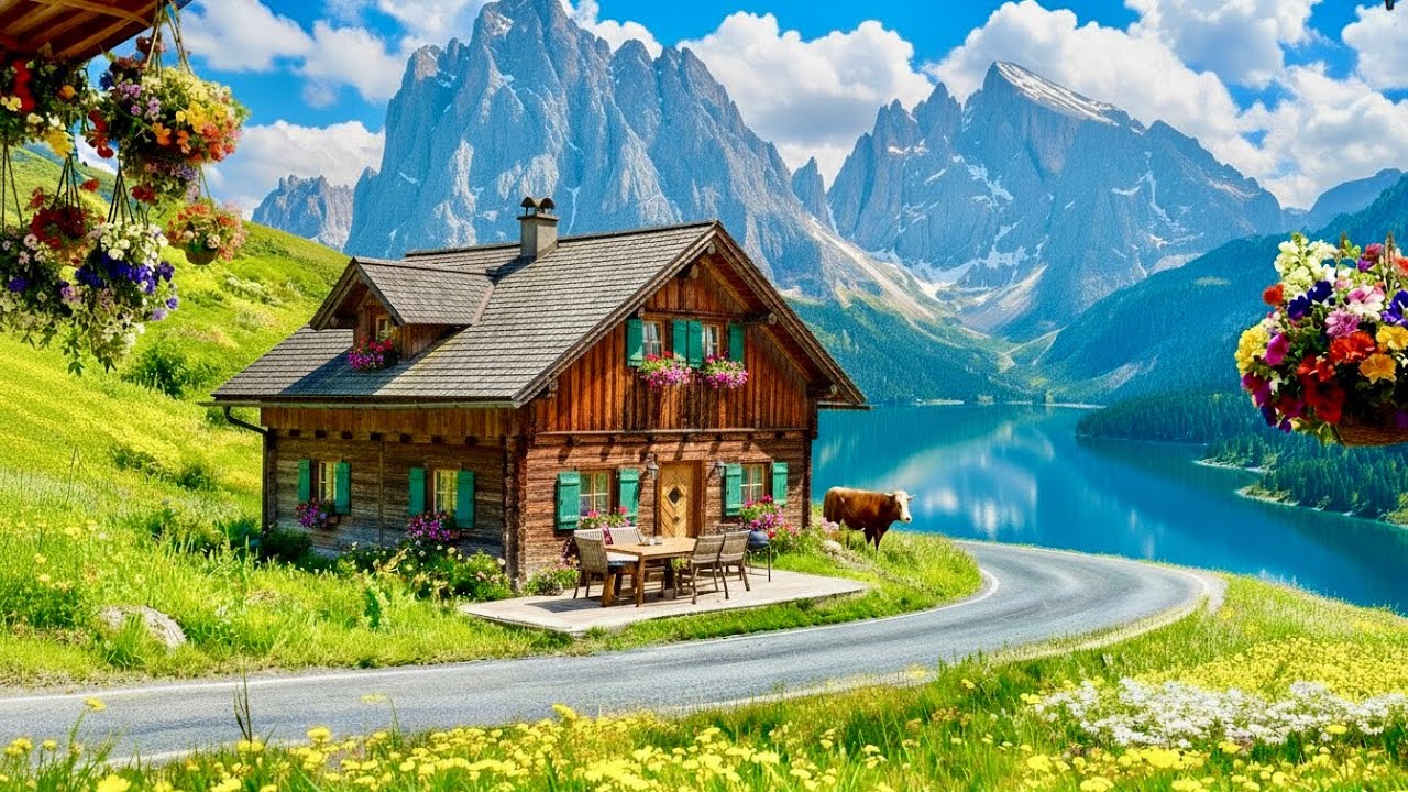 Swiss Landscapes That Speak Without Words | Guitar , 4K