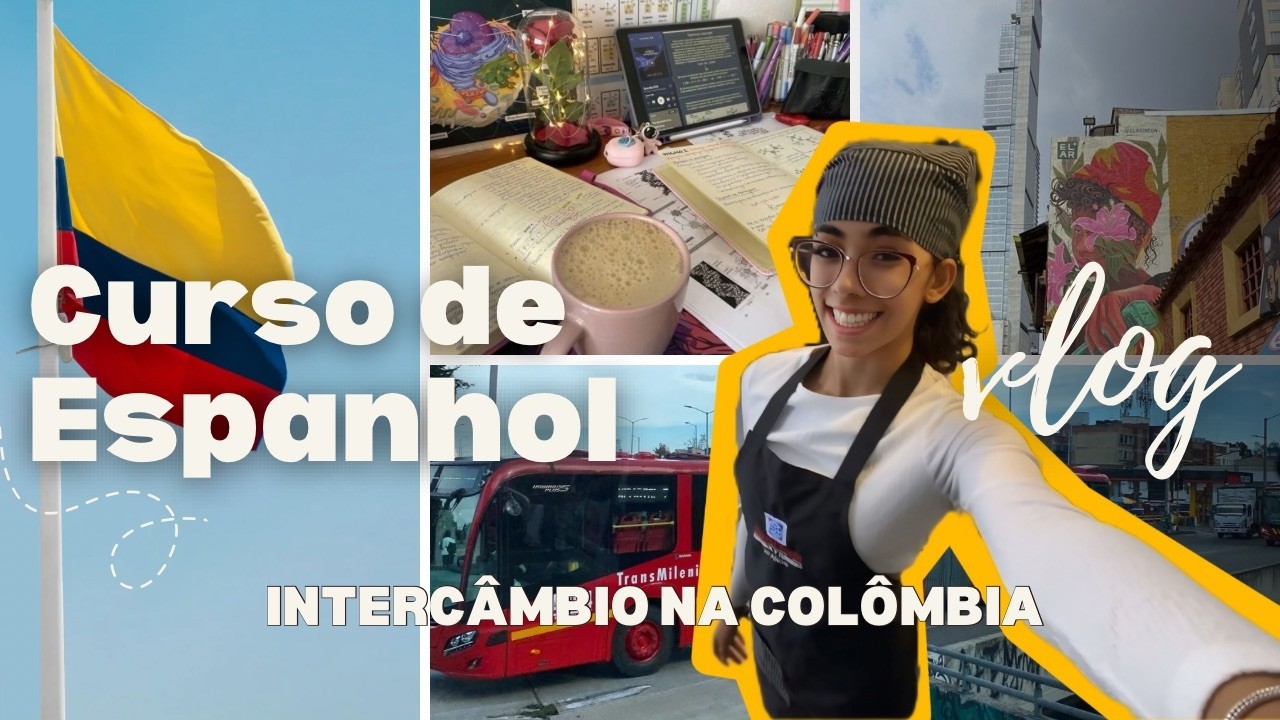 Minha rotina estudando na COLÔMBIA 🇨🇴