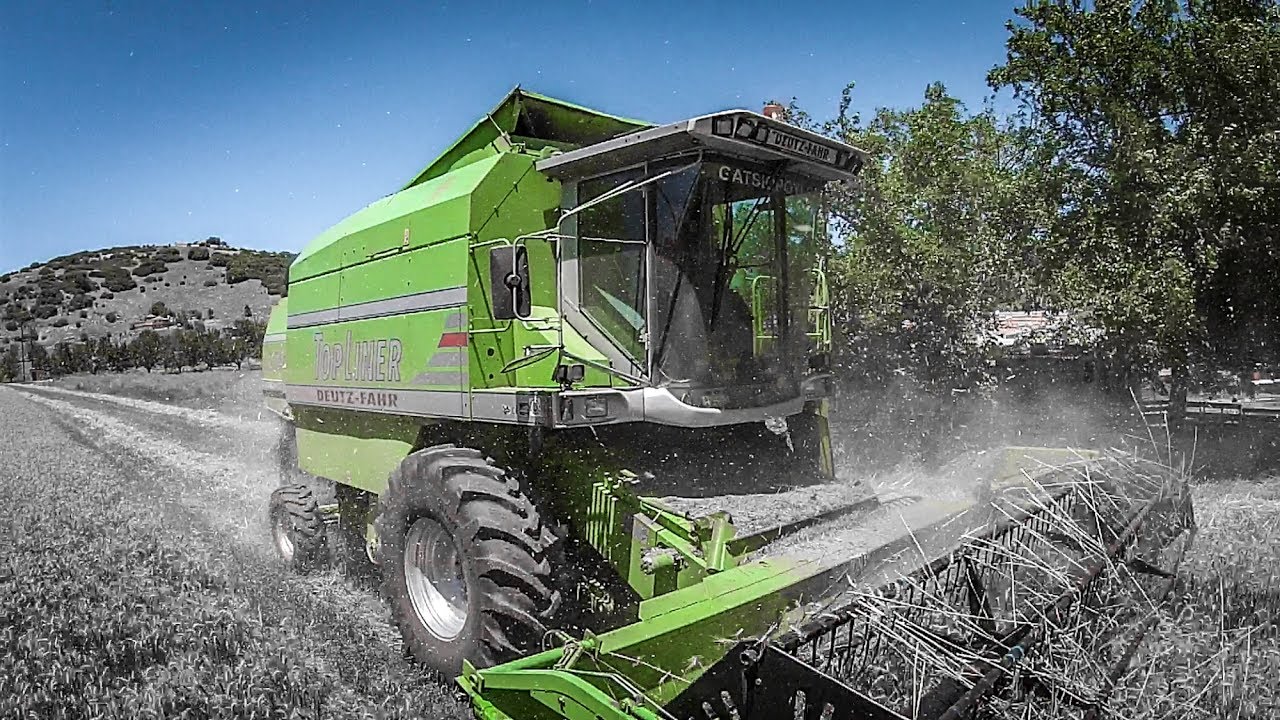 Harvest Day 2017 MANTINIA GREECE Deutz TopLiner 4075 HTS Combine