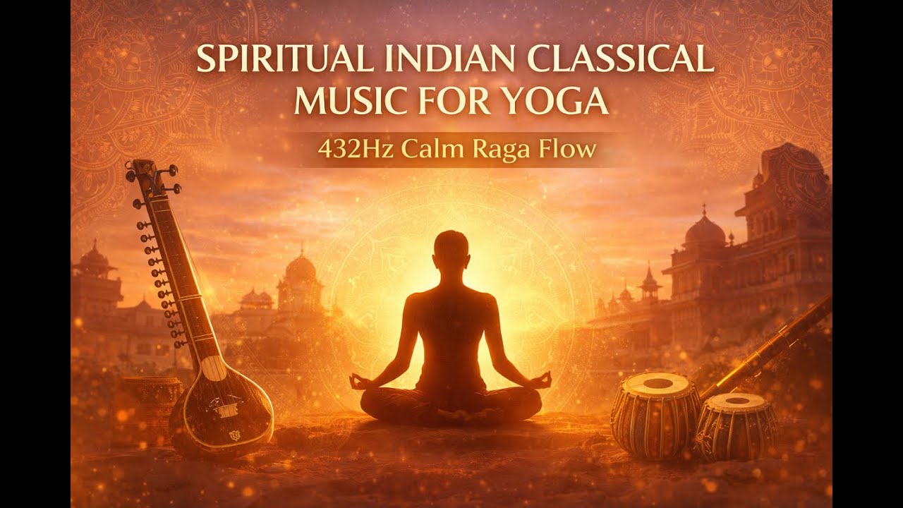 Spiritual Indian Classical Music for Yoga | 432Hz Raga Flow for Calm, Focus & Balance