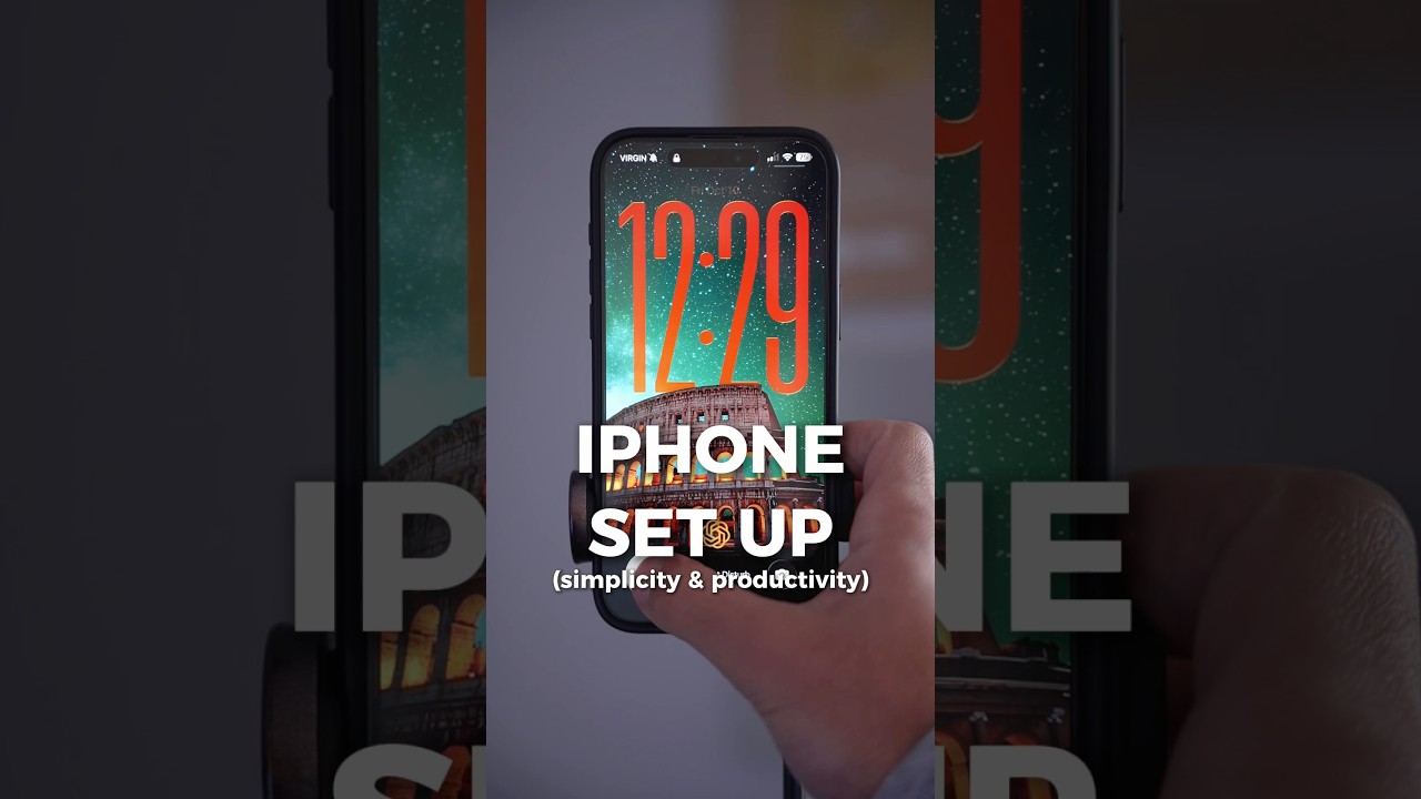 Minimal iPhone Setup for iOS 26