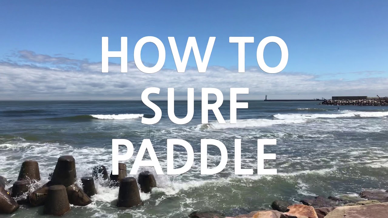 서핑 강좌 / 서핑 패들링을 배워도록 합시다 / how to surf paddle