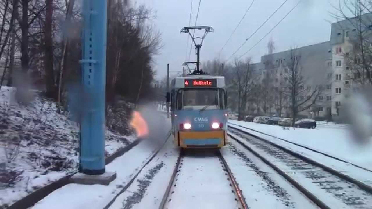 Chemnitzer Straßenbahn Winter 2
