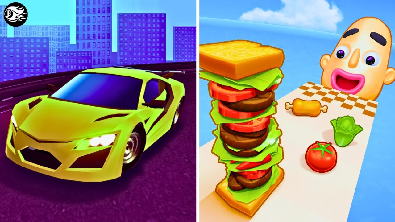 Sandwich Runner Vs Race Master 3D | Walkthrough Max Gameplay
