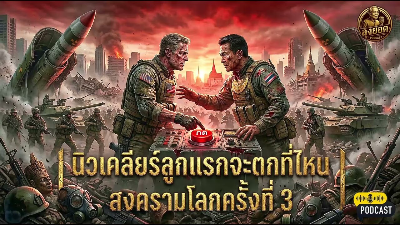 สงครามโลกครั้งที่ 3 EP.5 วันดับโลก นิวเคลียร์ลูกแรกจะตกที่แผ่นดินไหน│ลุงยอด - PODCAST