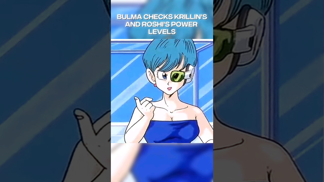 Bulma uses a scanner on Krillin and Master Roshi (DragonBall Z)