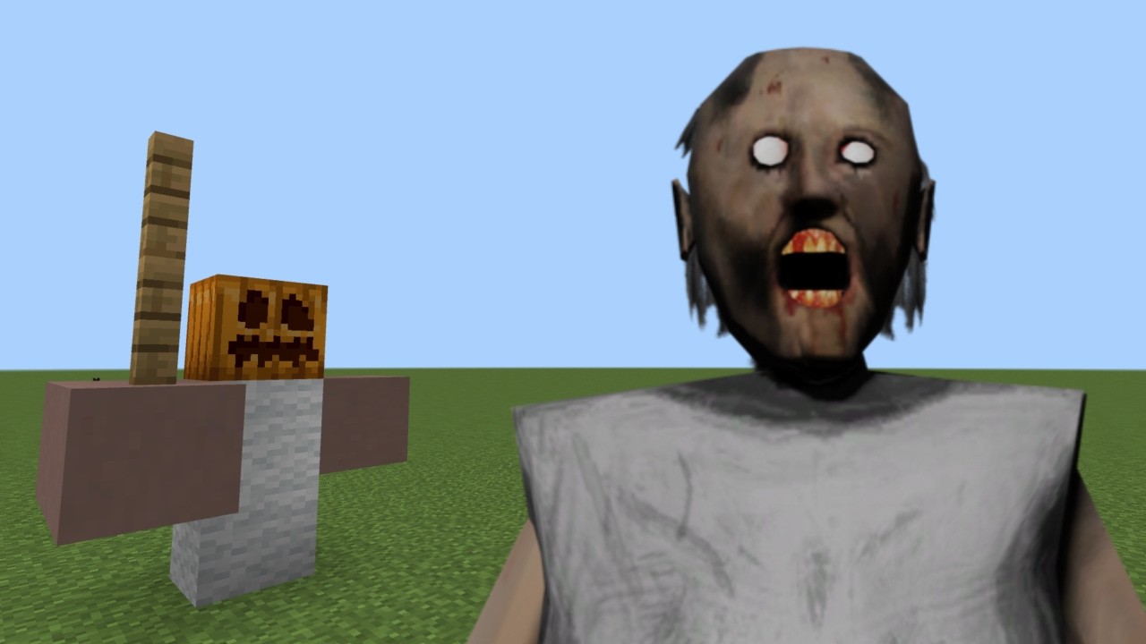 Granny & Slenderina Addon in Minecraft PE