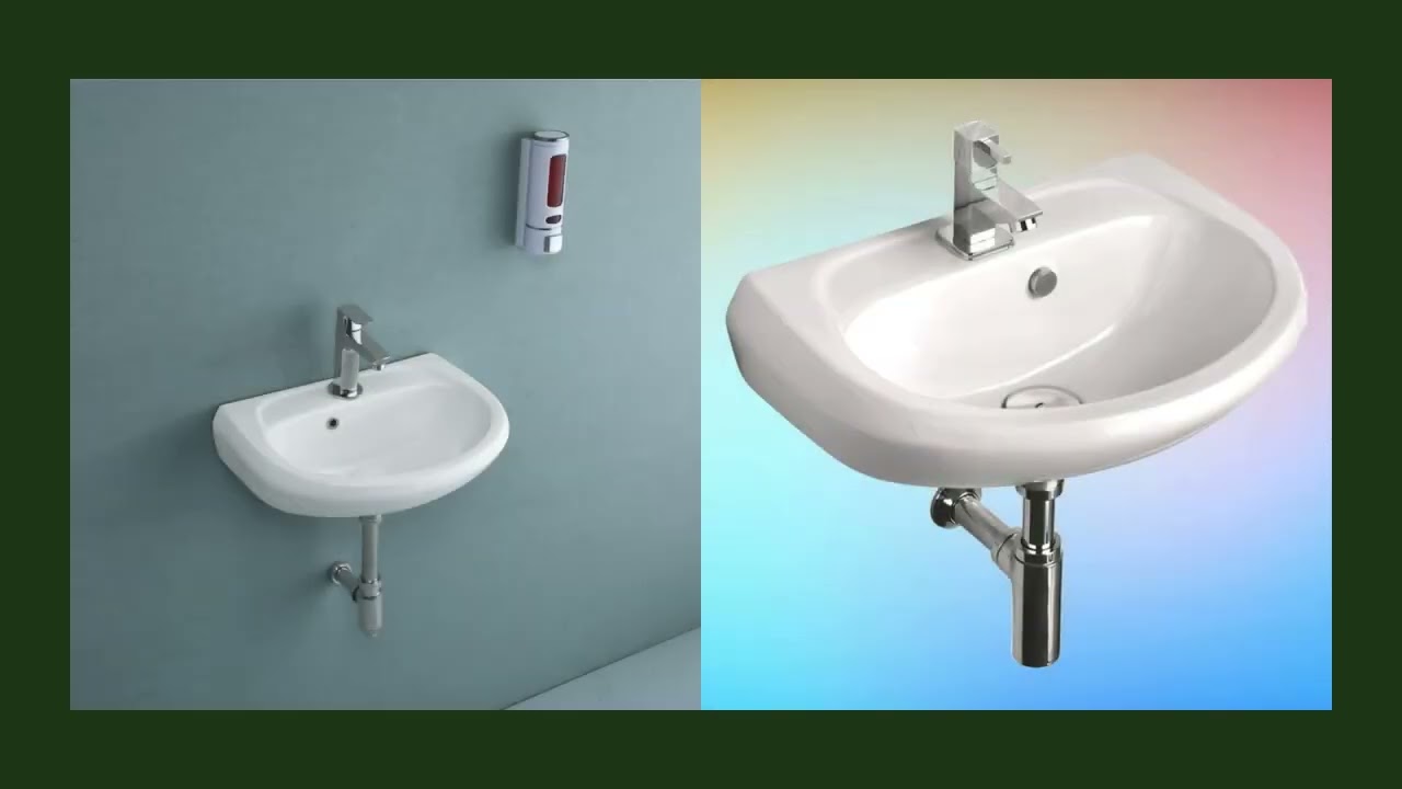 TIOTI mart Aztec Ceramic Wall Hung Basin