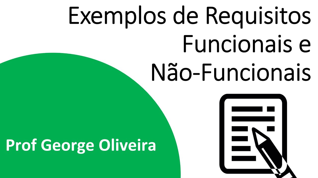 Exemplos de Requisitos Funcionais e Não-Funcionais
