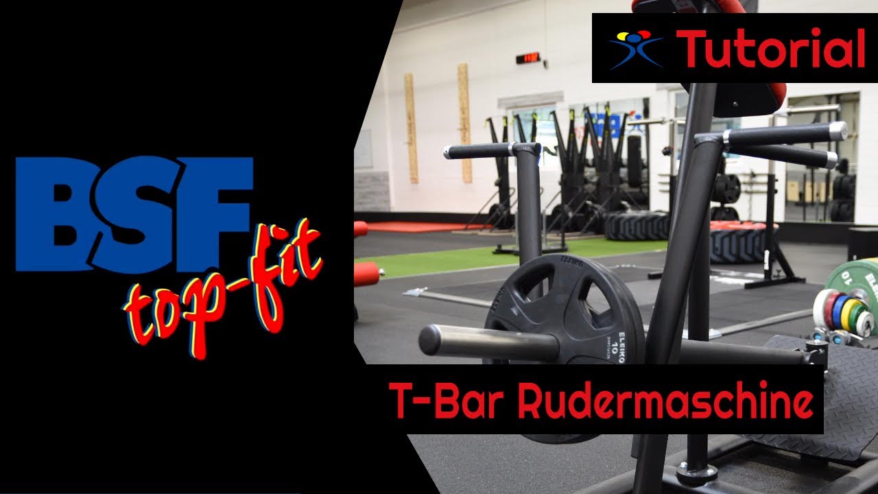Pure Kraft Rudermaschine T-Bar von Gym 80 • BSF topfit