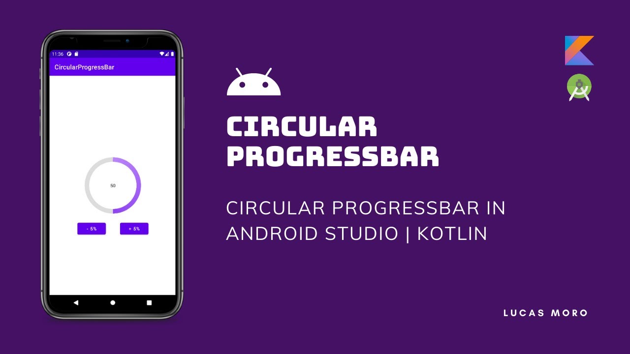 Circular ProgressBar in Android Studio | Kotlin