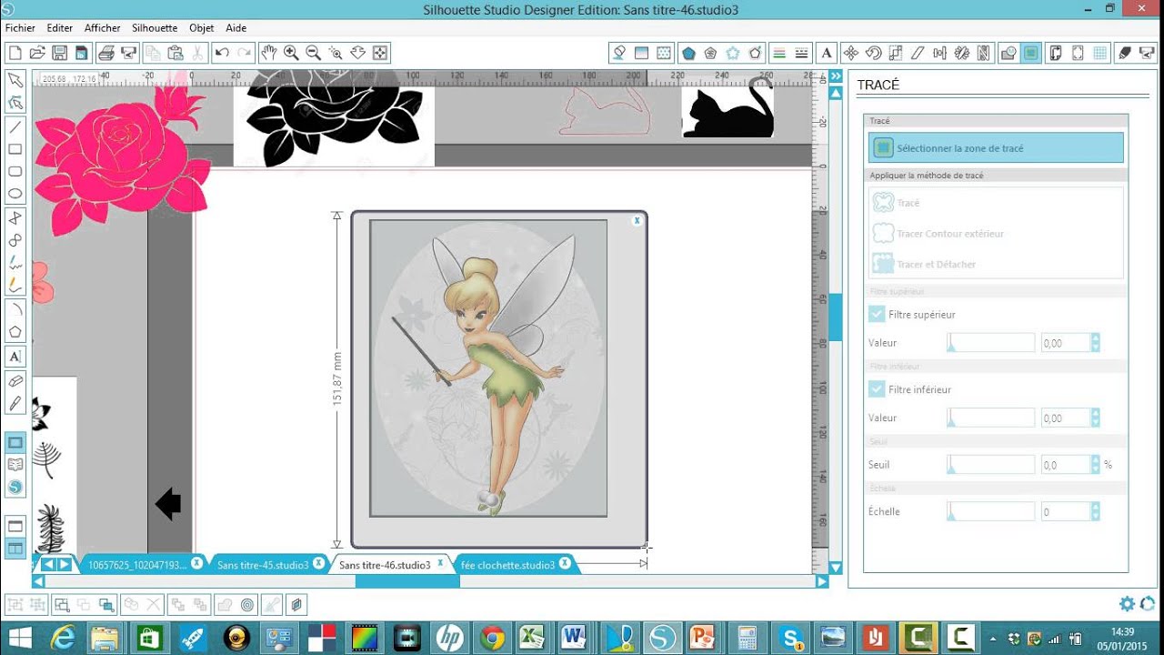 silhouette cameo: comment vectoriser une image simple et détourer une image avec powerpoint