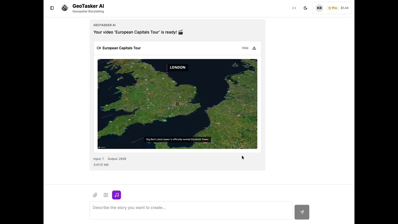 How to Create Cinematic Map Videos with GeoTasker AI