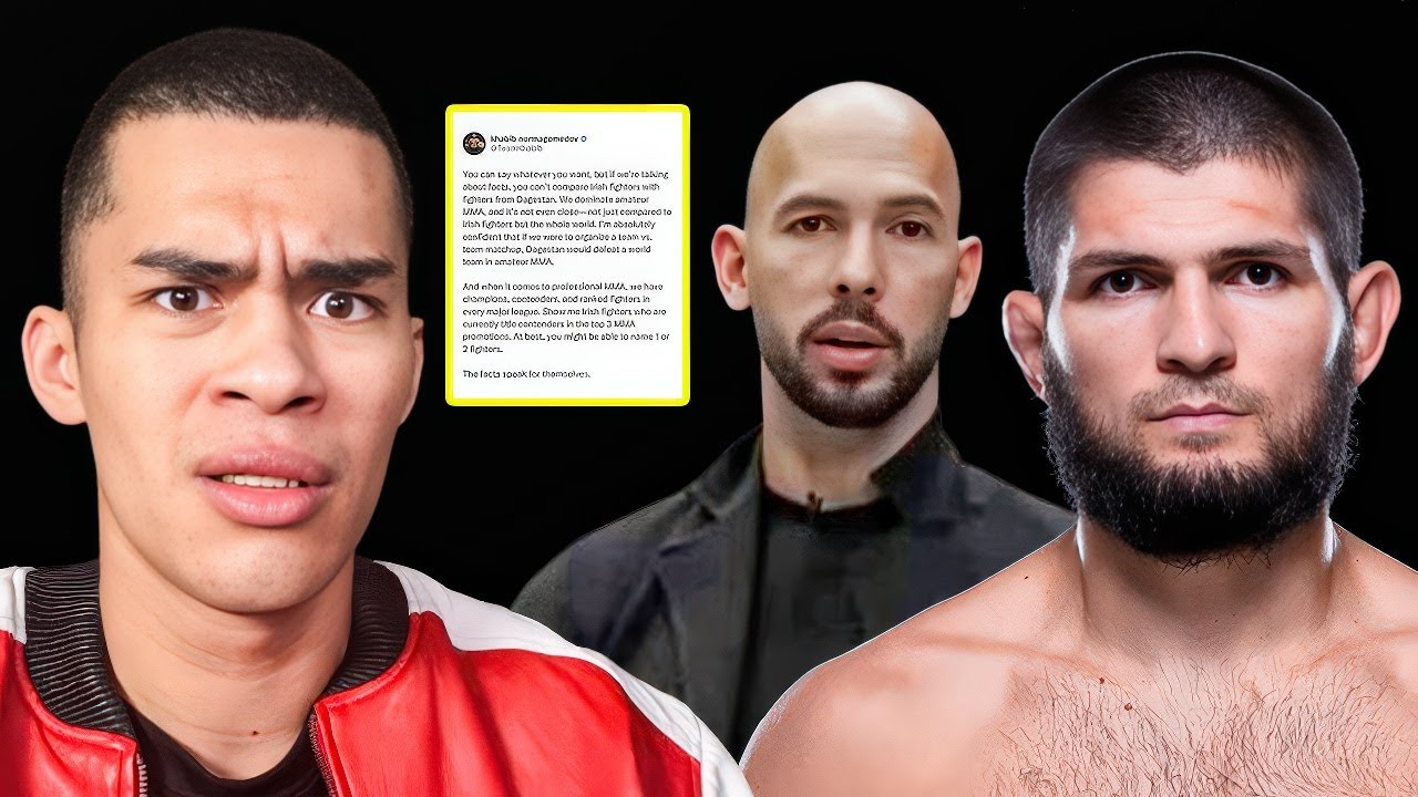 SNEAKO Reacts To Khabib Nurmagomedov Dissing Andrew Tate
