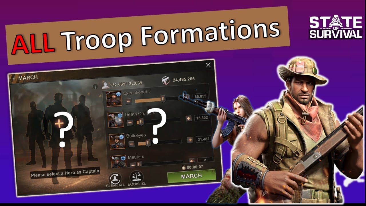 Best Generation 9 Formation :  State of Survival