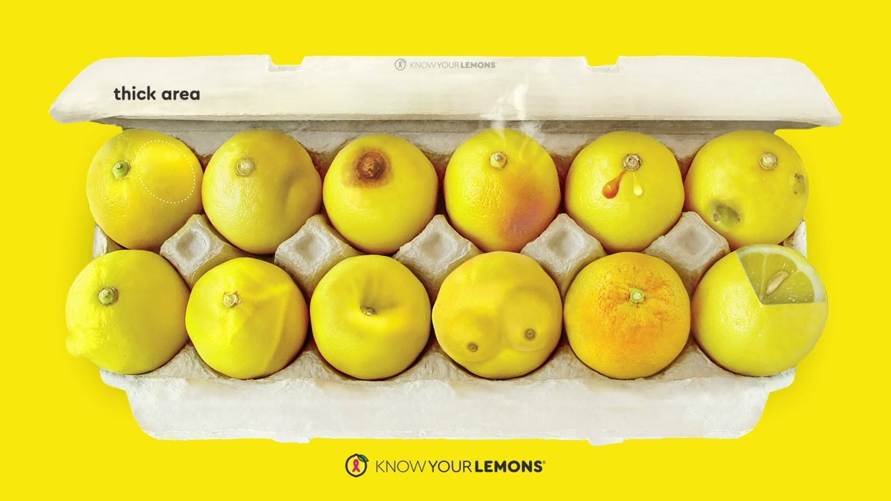 How to self-exam, get a mammogram: breast cancer awareness video by the Know Your Lemons Foundation
