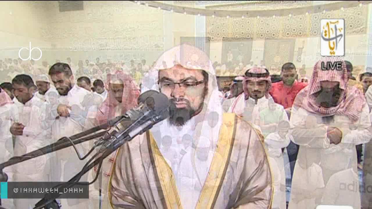 تلاوة -صلاة التراويح للشيخ ناصر القطامي ليلة26 رمضان 1437(غافر23 فصلت38)