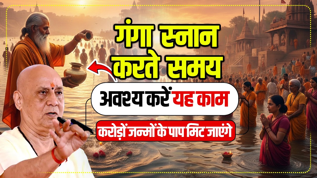गंगा स्नान करते समय अवश्य करें यह काम - करोड़ों जन्मों के पाप मिट जाएंगे | Vijay Kaushal Ji Maharaj