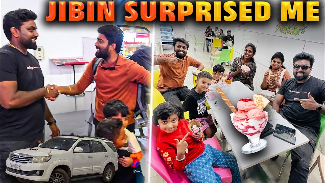 My Brother Surprised me at Chennai Airport !! Biryani to ICE Cream 😜