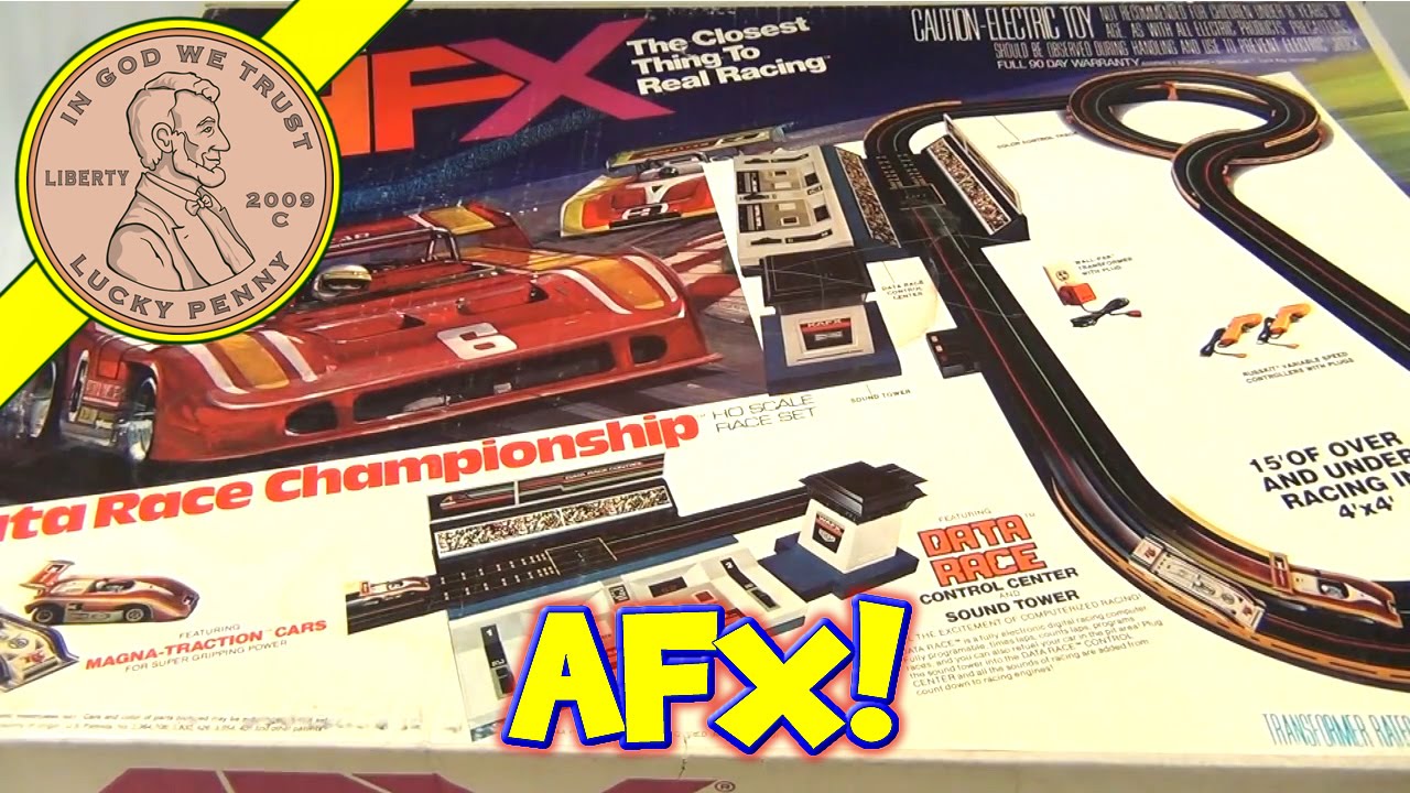 Vintage Aurora AFX Slot Car Data Race Championship Boxed Set - The Closest Thing To Real Racing