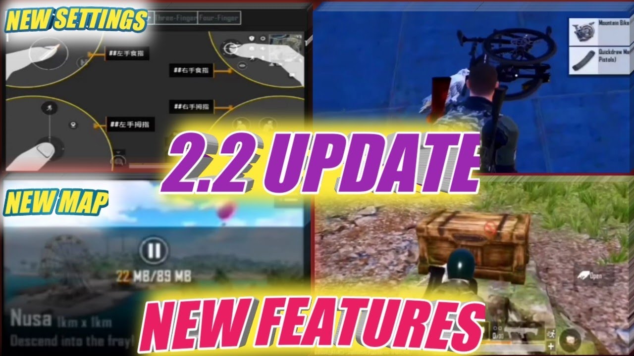 2.2 UPDATE🔥NEW FEATURES/PUBG NEW 2.2 UPDATE FEATURES/BGMI NEW UPDATE 🔥