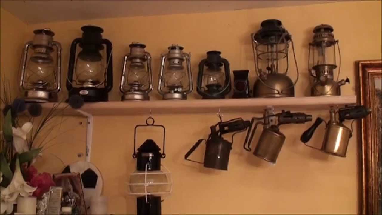 Collection Of Old Oil Lamps