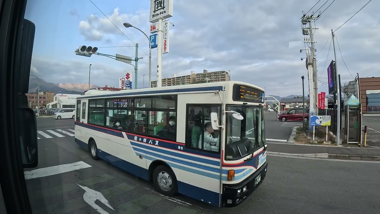 2026/01/27 搭乘產交巴士前往由布院路上景色-1