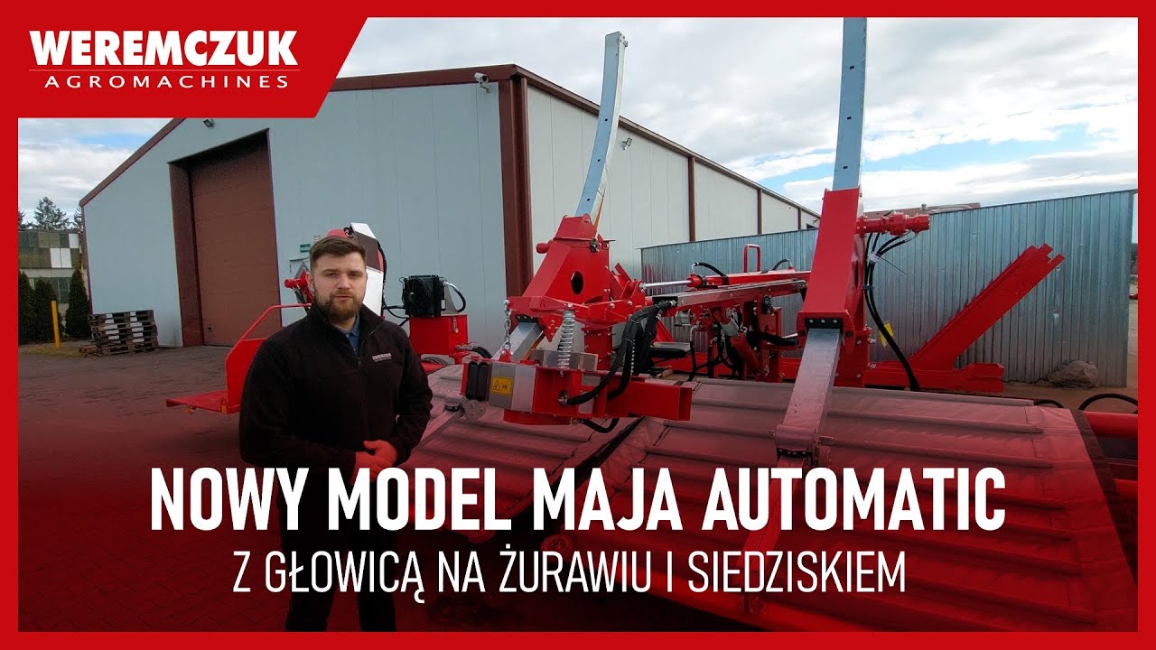 Nowy model MAJA Automatic z głowicą na żurawiu i siedziskiem (+ English Subtitles)