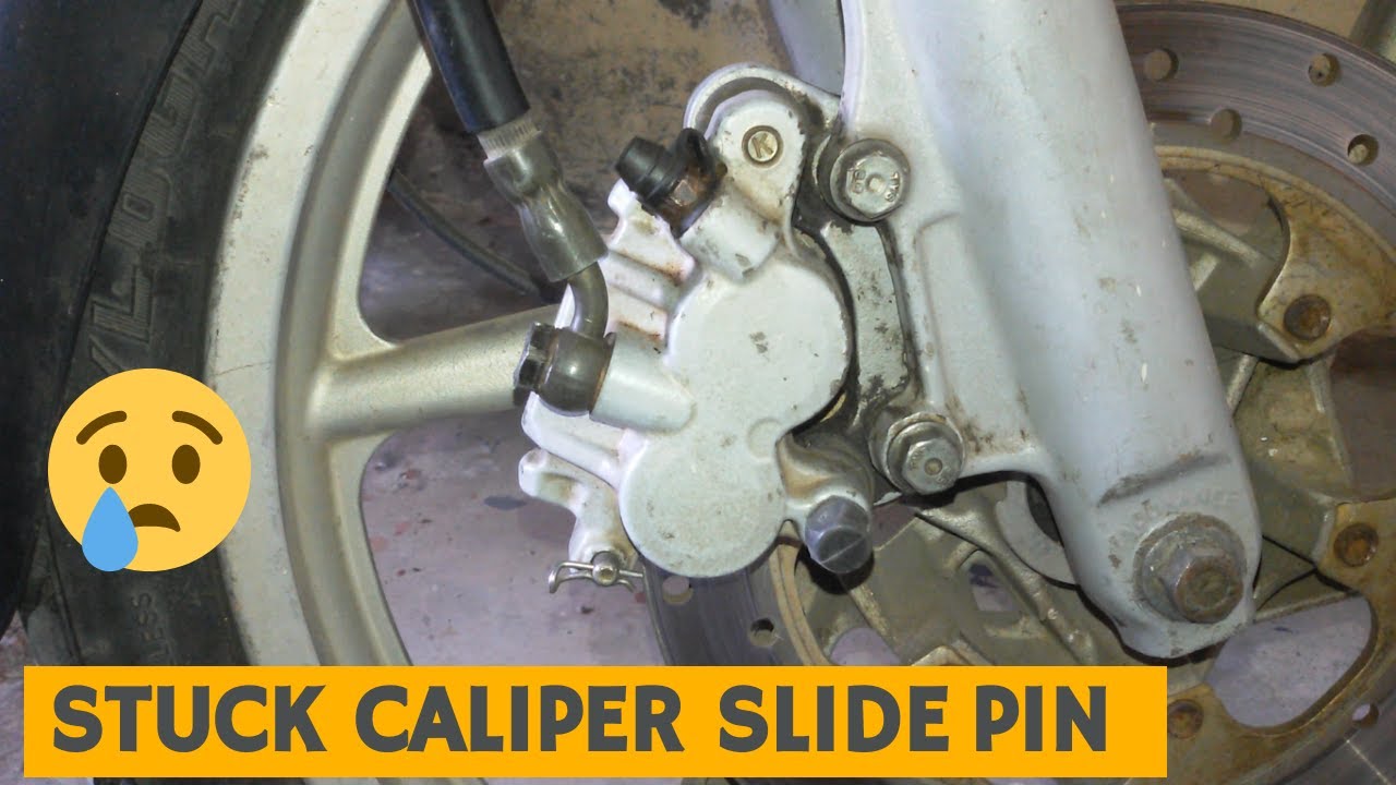 How to remove a stuck caliper slide pin | stuck guide pin