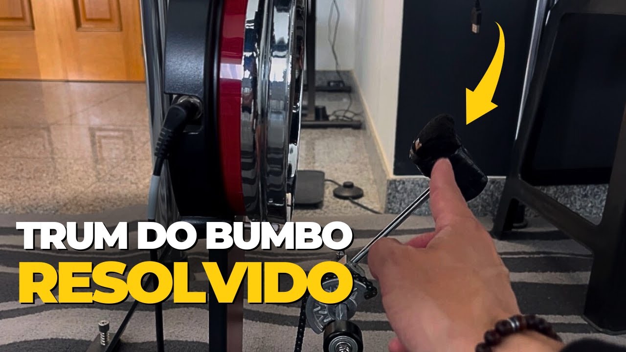 Bumbo Duplicado Bateria Eletrônica RESOLVIDO