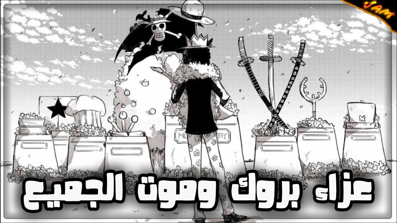 القصة الحزينة بعد نهاية ون بيس - وفاة طاقم قبعة القش وعزاء بروك لهم - ون بيس