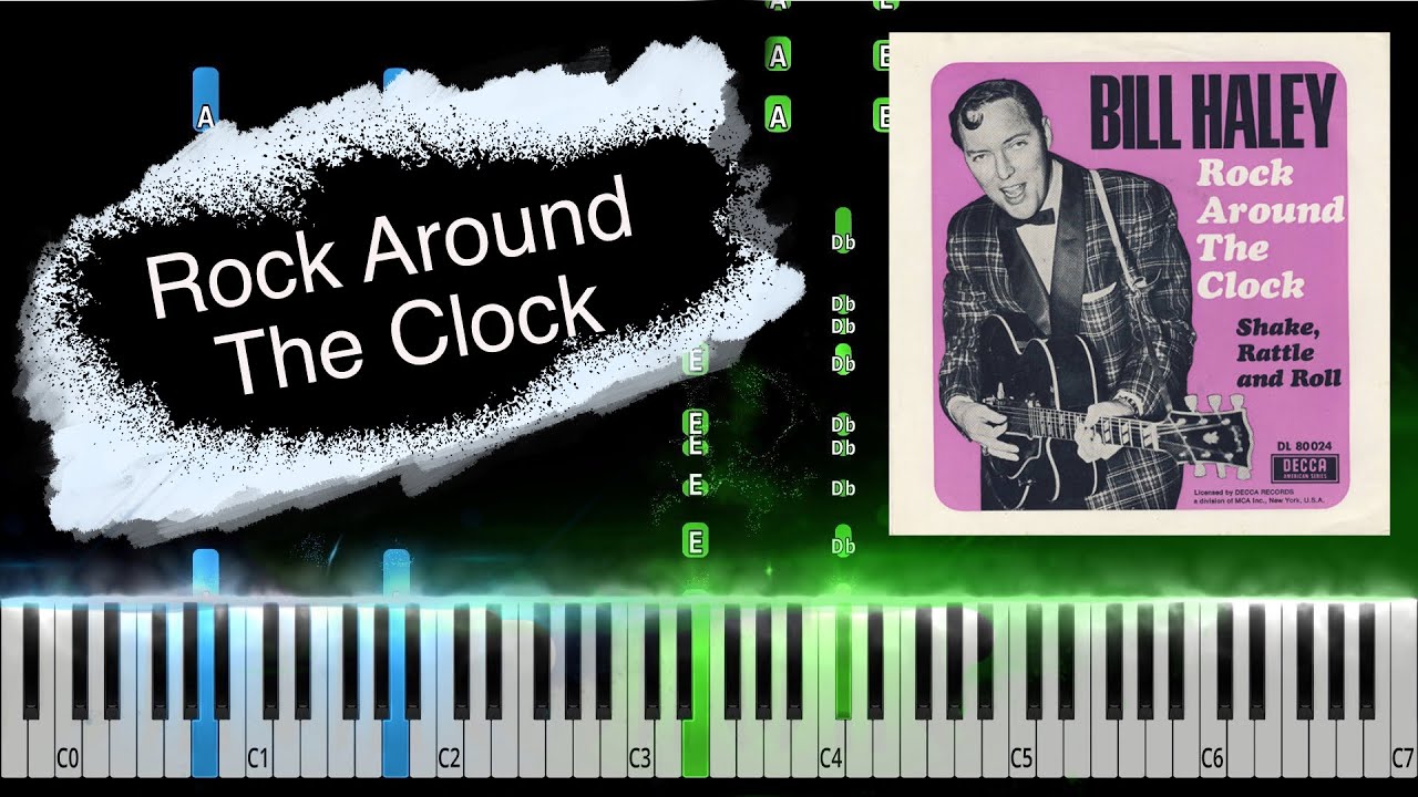 Bill Haley & His Comets - Rock Around The Clock Piano Tutorial