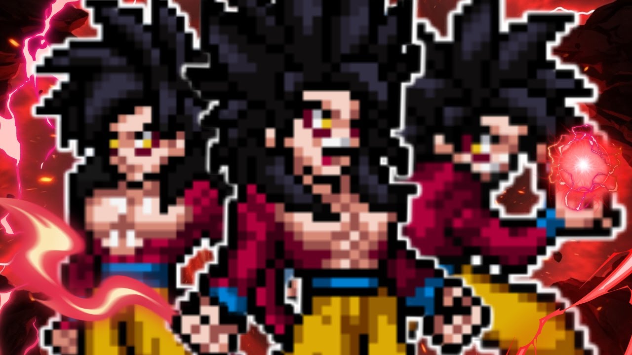 O VÍDEO SÓ ACABA QUANDO ALGUÉM DERROTAR O GOKU SUPER SAIYAJIN 4  NO MUGEN!