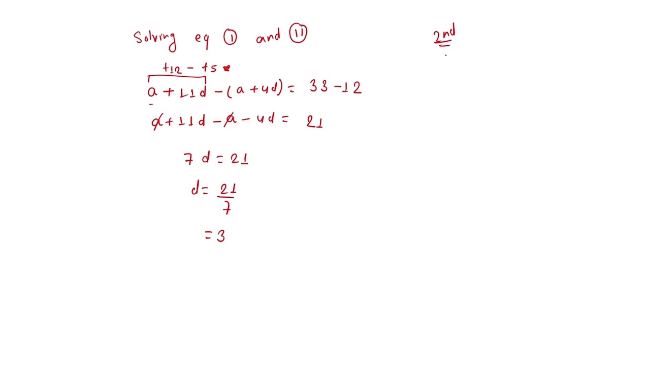Important Question 8 - SEQUENCE AND SERIES