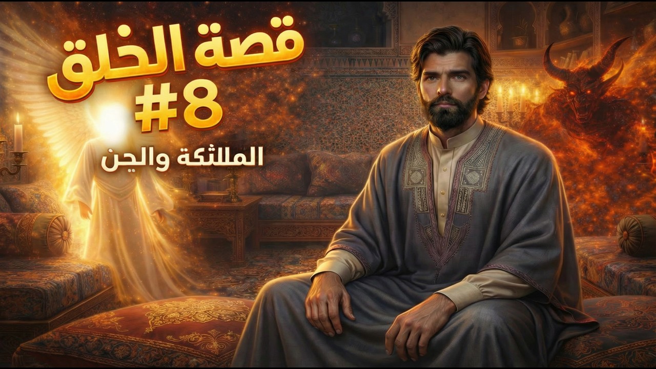الملائكة والجن: عالمان من نور ونار.. وقصة الحرب التي غيرت الأرض