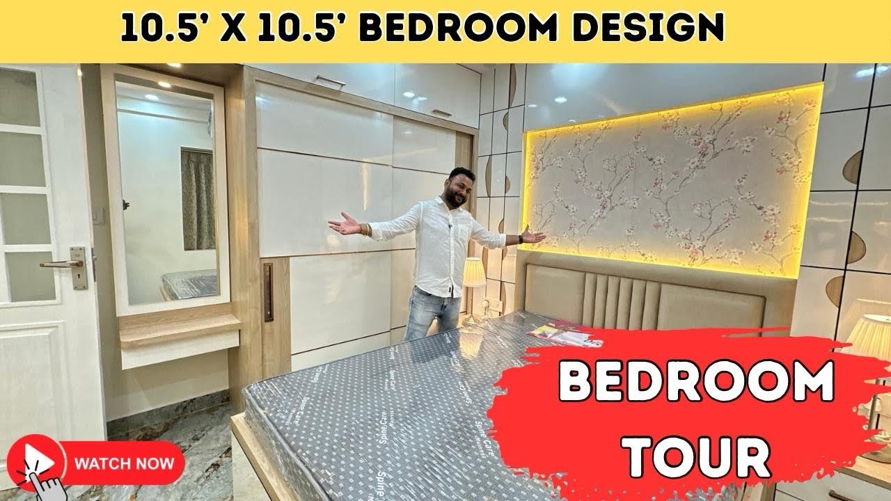 10.5&rsquo; x 10.5&rsquo; Bedroom Interior Design | Bedroom Interior Tour @interiorjagat